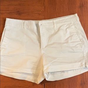 SUMMER old navy white shorts.